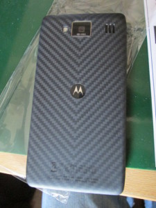 Motorola Razr HD smartphone rear cover