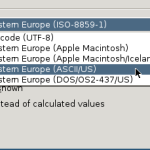 Export dialog 