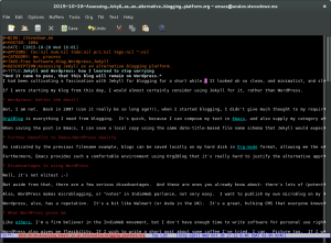 Emacs Rocks. 