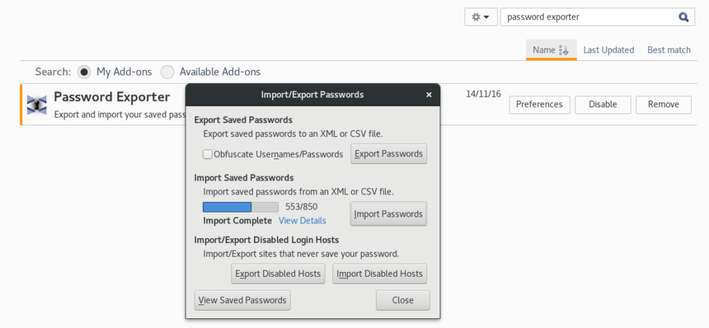 Importing saved passwords into Firefox. Not easy, but definitely rewarding!