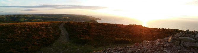 Image of coastal sunset